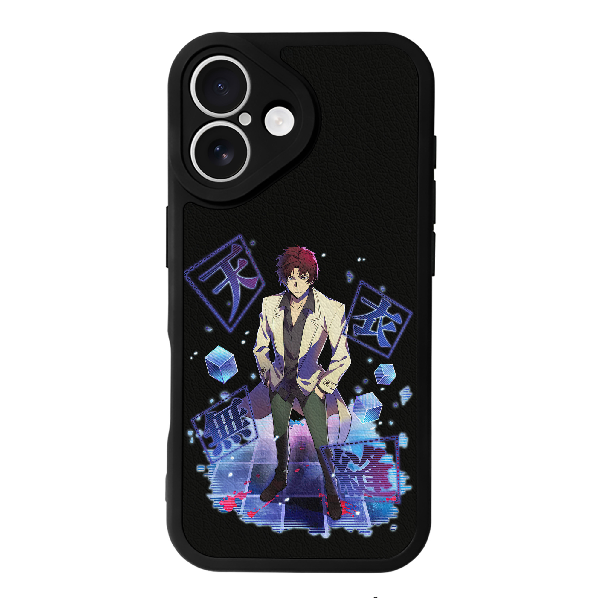 （画像用） 文豪ストレイドッグス Bungo Stray Dogs 【iPhone 16シリーズ対応】シリコンスマホケース（レザー調） 材質：シリコン